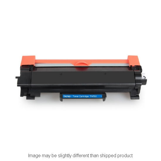 Brother Remanufactured TN760R Black High Yield Toner Cartridge (TN760R)