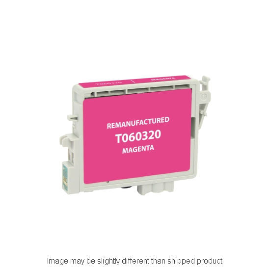 Epson Compatible 0603 Magenta Ink Cartridge, 600 Page Yield (T060320S)