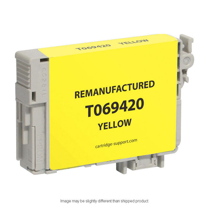 Epson Compatible 0694 Yellow Ink Cartridge, 350 Page Yield (T069420S)
