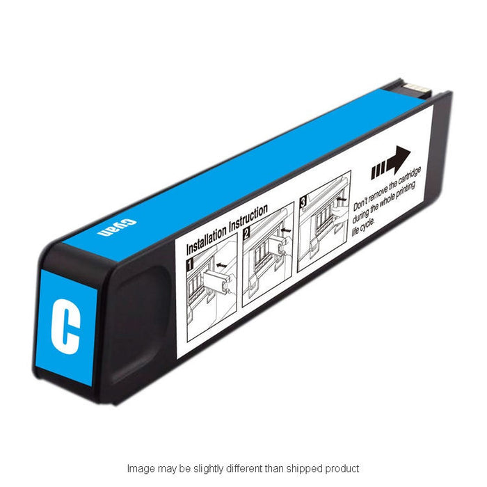 HP Remanufactured HP 971XL Cyan High Yield Ink Cartridge, 6,600 Page Yield (CN626AM)