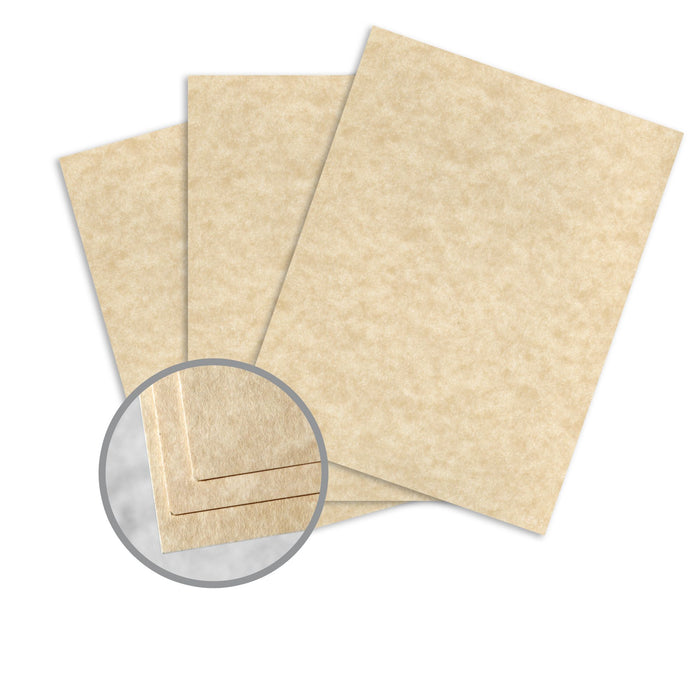 Astroparche Text Paper, 24 lbs., 8.5" x 11", Aged Vellum, 500 Sheets/Ream (27161)