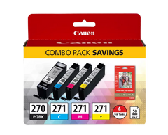 Canon Genuine PGI-270/CLI-271 Combo Ink Pack (0373C005)