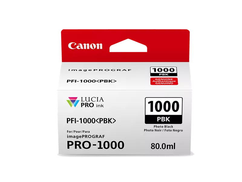 Canon Genuine PFI-1000 Photo Black Ink Tank (0546C002)