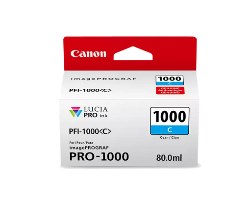 Canon Genuine PFI-1000 Cyan Ink Tank (0547C002)