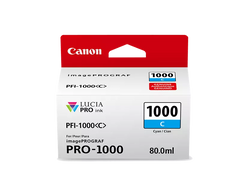 Canon Genuine PFI-1000 Cyan Ink Tank (0547C002)