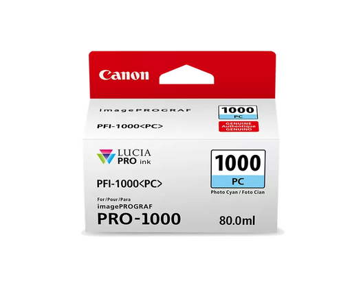 Canon Genuine PFI-1000 Photo Cyan Ink Tank (0550C002)