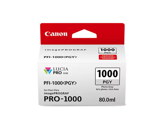 Canon Genuine PFI-1000 Photo Gray Ink Tank (0553C002)