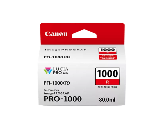Canon Genuine PFI-1000 Red Ink Tank (0554C002)