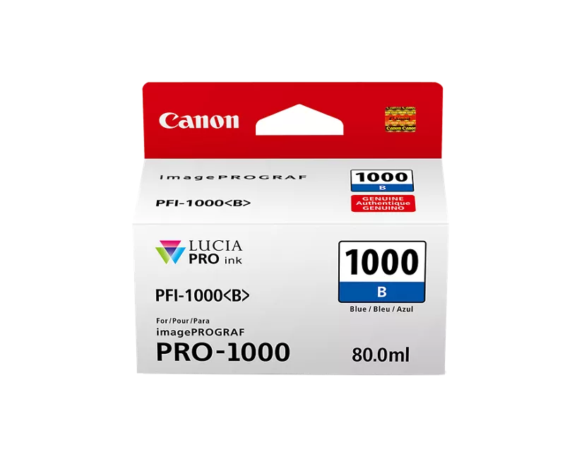 Canon Genuine PFI-1000 Blue Ink Tank (0555C002)