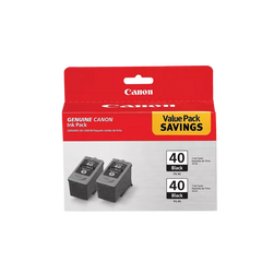 Canon Genuine PG-40 Black Twin Pack (0615B013)