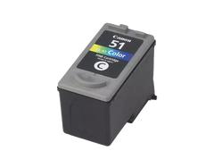 Canon Genuine CL-51 High Capacity Color Ink Cartridge (0618B002)