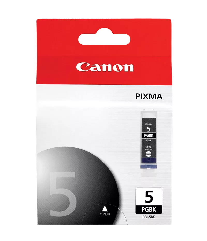 Canon Genuine PGI-5BK Black Ink Tank (0628B002)