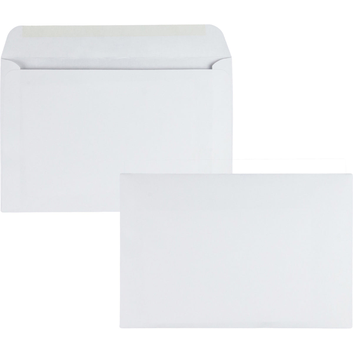 Quality Park 6" x 9" Booklet Envelopes, 24 lb, White, Gummed Seal, 500/Box (QUA37181)