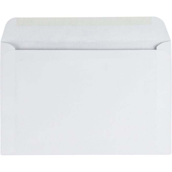 Quality Park 6" x 9" Booklet Envelopes, 24 lb, White, Gummed Seal, 500/Box (QUA37181)