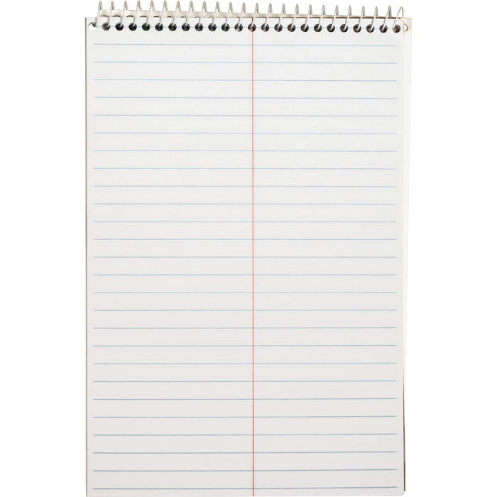 Business Source Steno Notebook, 6" x 9", 60 White Sheets, Gregg Ruled, Wirebound (BSN26740)