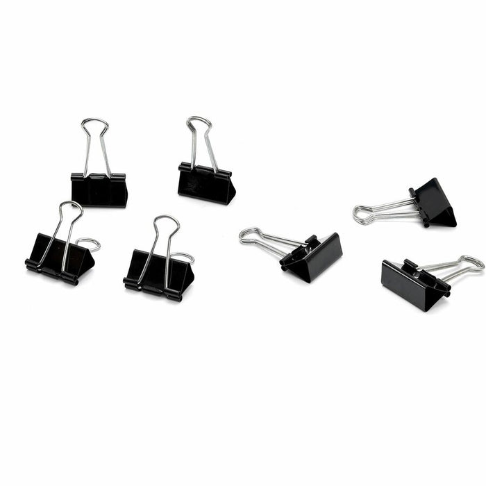 Business Source Binder Clips, Medium, 1-1/4" Width, Black, 36/Box (BSN65368)