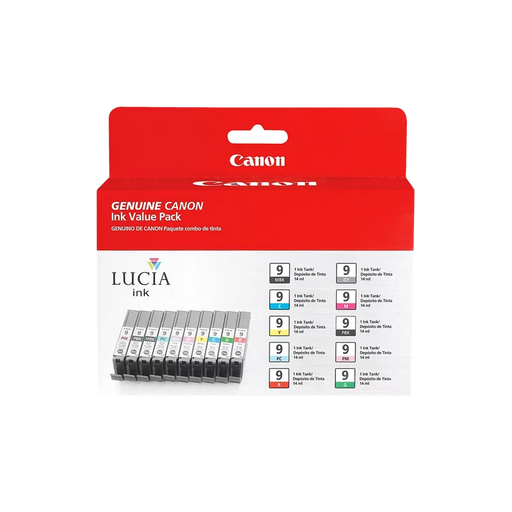 Canon Genuine PGI-9 Ink Value Pack (10 Ink Tanks) (1033B005)