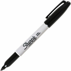 Sharpie Permanent Marker, Fine Point, Black Ink, Dozen Pack (SAN30001B)