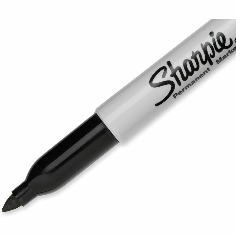 Sharpie Permanent Marker, Fine Point, Black Ink, Dozen Pack (SAN30001B)