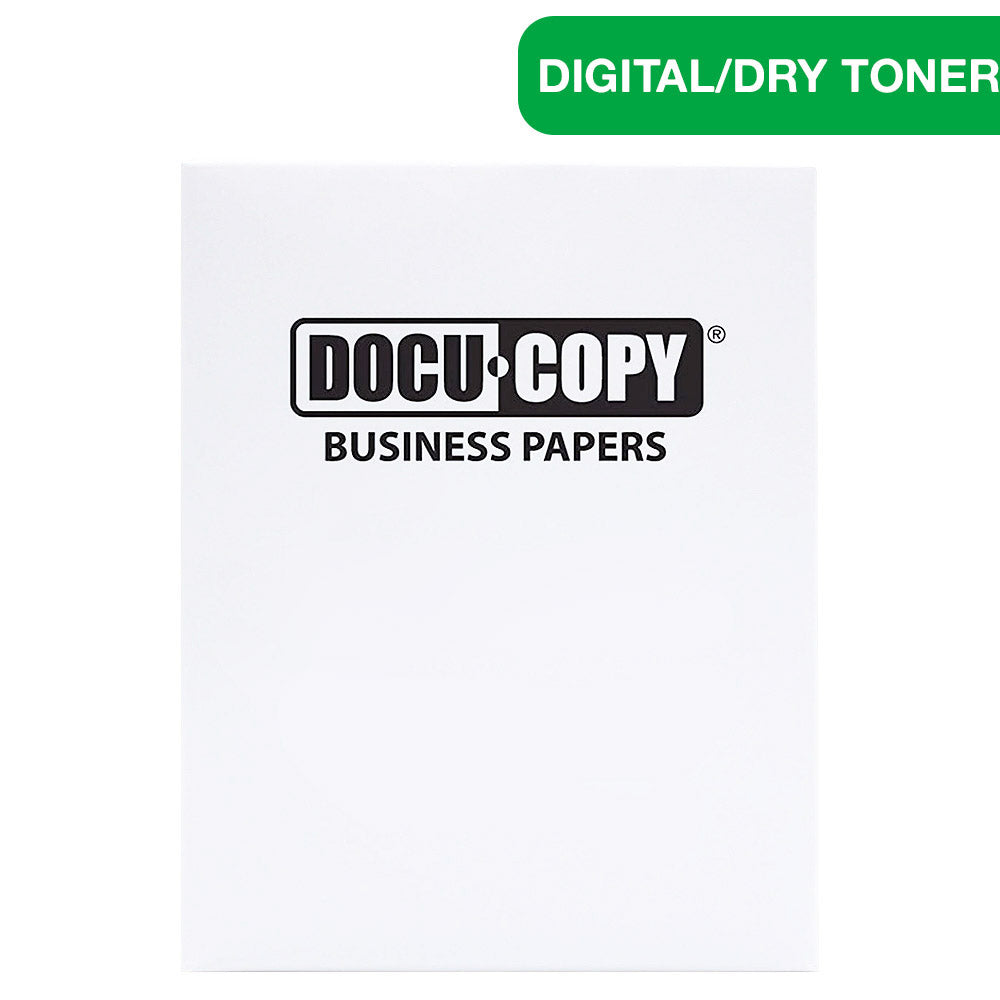 DocuCopy Reinforced Multipurpose Paper, White, 8.5 x 11, 24 lb, No Hole, 500/Ream, 2500/Carton (7580)