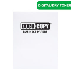 DocuCopy Reinforced Multipurpose Paper, White, 8.5 x 11, 24 lb, No Hole, 500/Ream, 2500/Carton (7580)