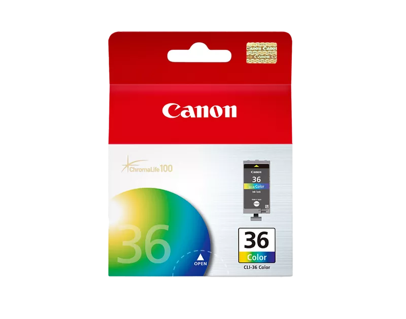 Canon Genuine CLI-36 Color Ink Tank (1511B002)