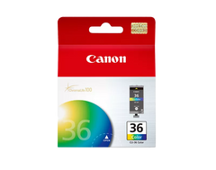 Canon Genuine CLI-36 Color Ink Tank (1511B002)