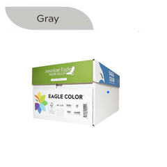 American Eagle 8.5" x 11" Color Copy Paper, 20 lbs., Gray, 500 Sheets/Ream (47330501)