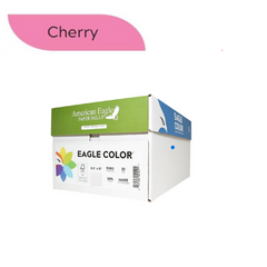 American Eagle 8.5" x 11" Color Copy Paper, 20 lbs., Cherry, 500 Sheets/Ream (47270501)