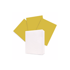American Eagle 8.5" x 11" Color Copy Paper, 20 lbs., Gold, 500 Sheets/Ream (47740501)