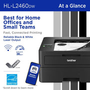 Brother HL-L2460DW Monochrome Laser Printer - view 2