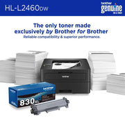 Brother HL-L2460DW Monochrome Laser Printer - view 4