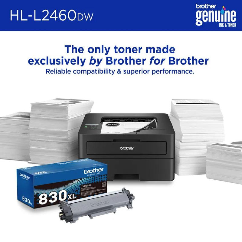 Brother HL-L2460DW Monochrome Laser Printer - view 4
