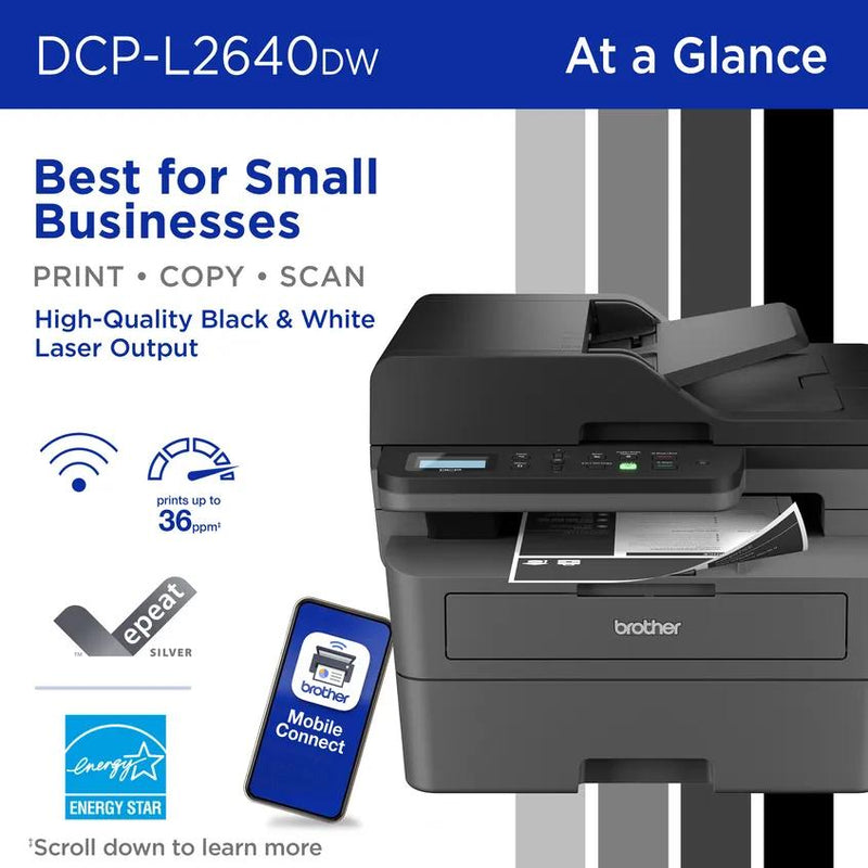 Brother DCP-L2640DW Monochrome Laser All-in-One - view 2