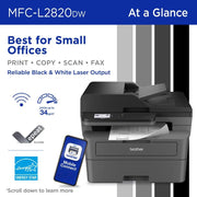 Brother MFC-L2820DW Monochrome Laser All-in-One - view 2