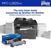 Brother MFC-L2820DW Monochrome Laser All-in-One - view 4