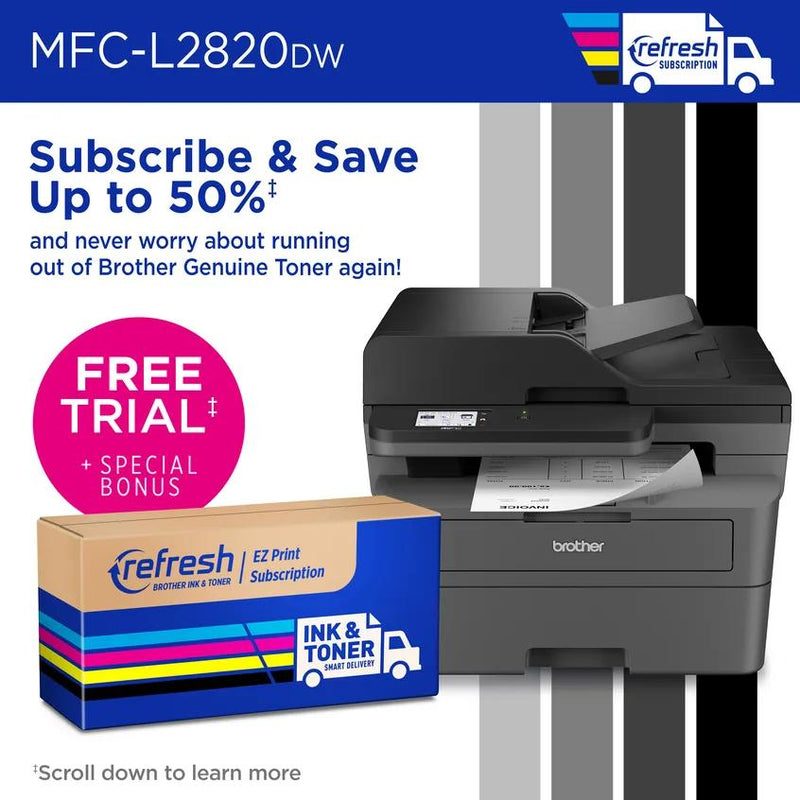 Brother MFC-L2820DW Monochrome Laser All-in-One - view 5
