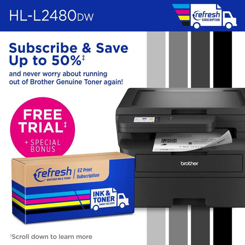 Brother HL-L2480DW Monochrome Laser All-in-One - view 5