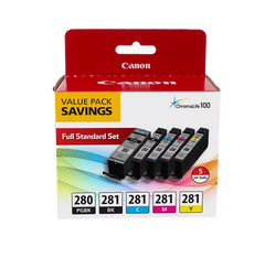 Canon Genuine PGI-280/CLI-281 5 Color Value Pack (2075C006)