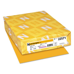 Astrobrights Colored Paper, 24 lbs., 8.5" x 11", Galaxy Gold™, 500 Sheets/Ream (22571)