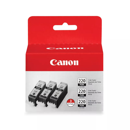 Canon Genuine PGI-220 Black 3 Ink Pack (2945B004)