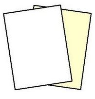Nekoosa® NCR Superior Perf 8.5" x 11" Carbonless Paper, 2-Part SS, White/Canary, 500 Sheets/Ream (5949)