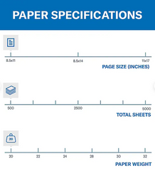 Hammermill Colors 11 x 17" Color Copy Paper, 20 lbs. Canary, 500 Sheets/Ream (102152)