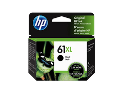 HP 61XL High Yield Black Original Ink Cartridge, CH563WN#140