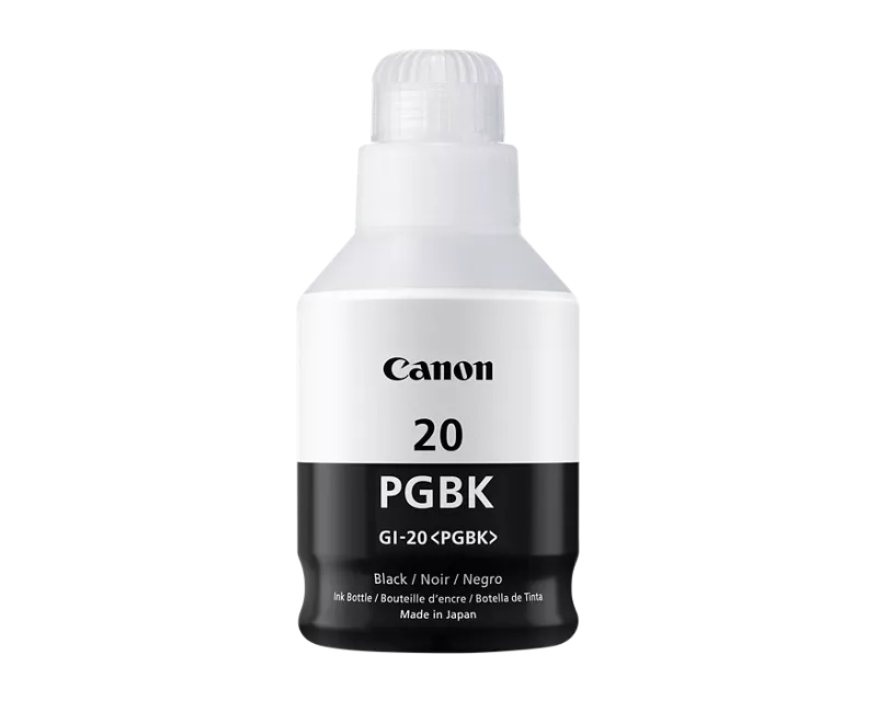 Canon Genuine GI-20 Pigment Black Ink Bottle (3383C001)