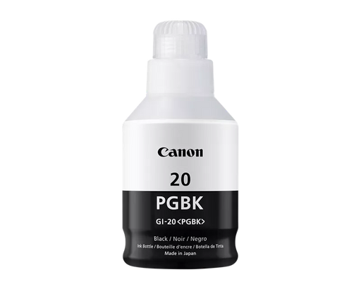 Canon Genuine GI-20 Pigment Black Ink Bottle (3383C001)
