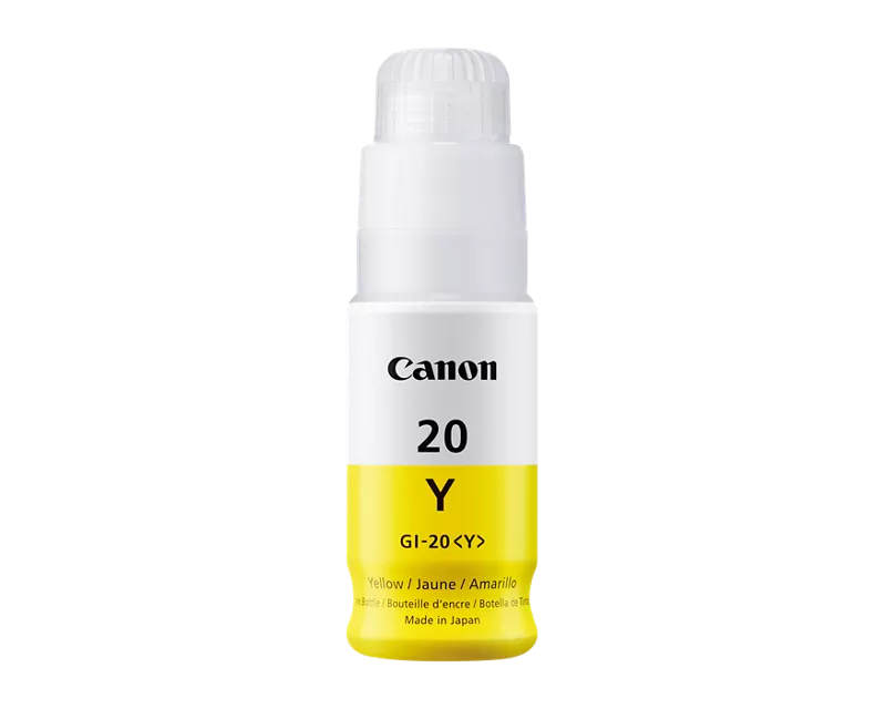 Canon Genuine GI-20 Yellow Ink Bottle (3396C001)