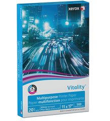 Xerox Vitality Multipurpose Paper, 11" x 17", 20 lbs., 92 Brightness, 500 Sheets/Ream (3R03761)