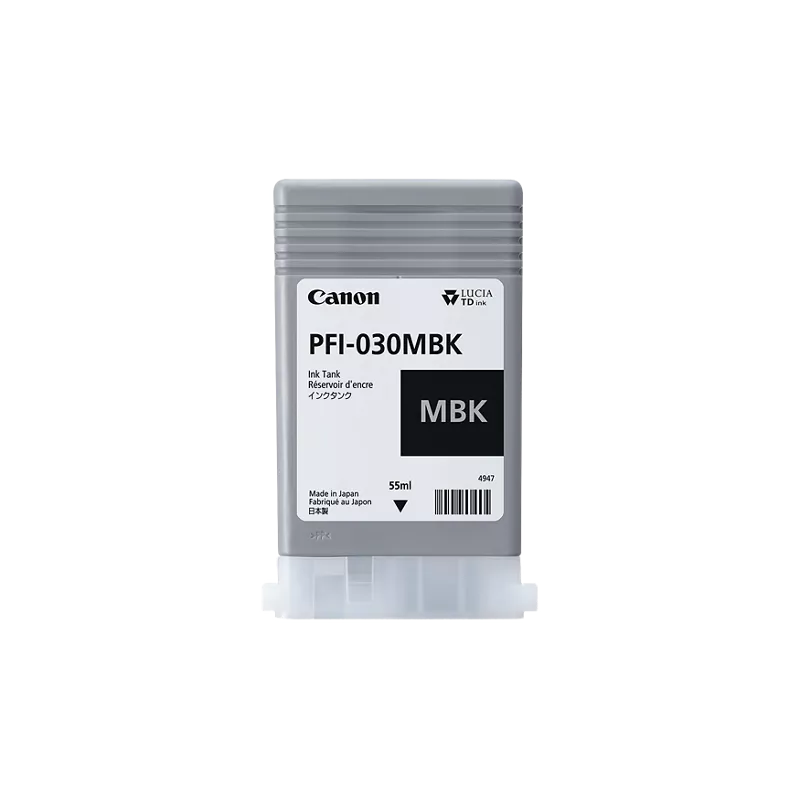 Canon Genuine PFI-030BK Pigment Black Ink Cartridge (3489C001)