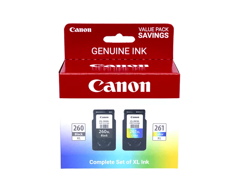 Canon Genuine PG-260 XL / CL-261 XL Value Pack (3706C005)